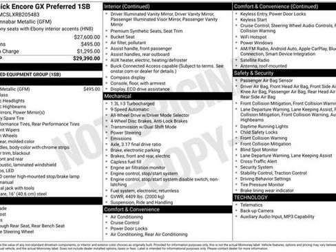Used 2024 Buick Encore GX Preferred image 38