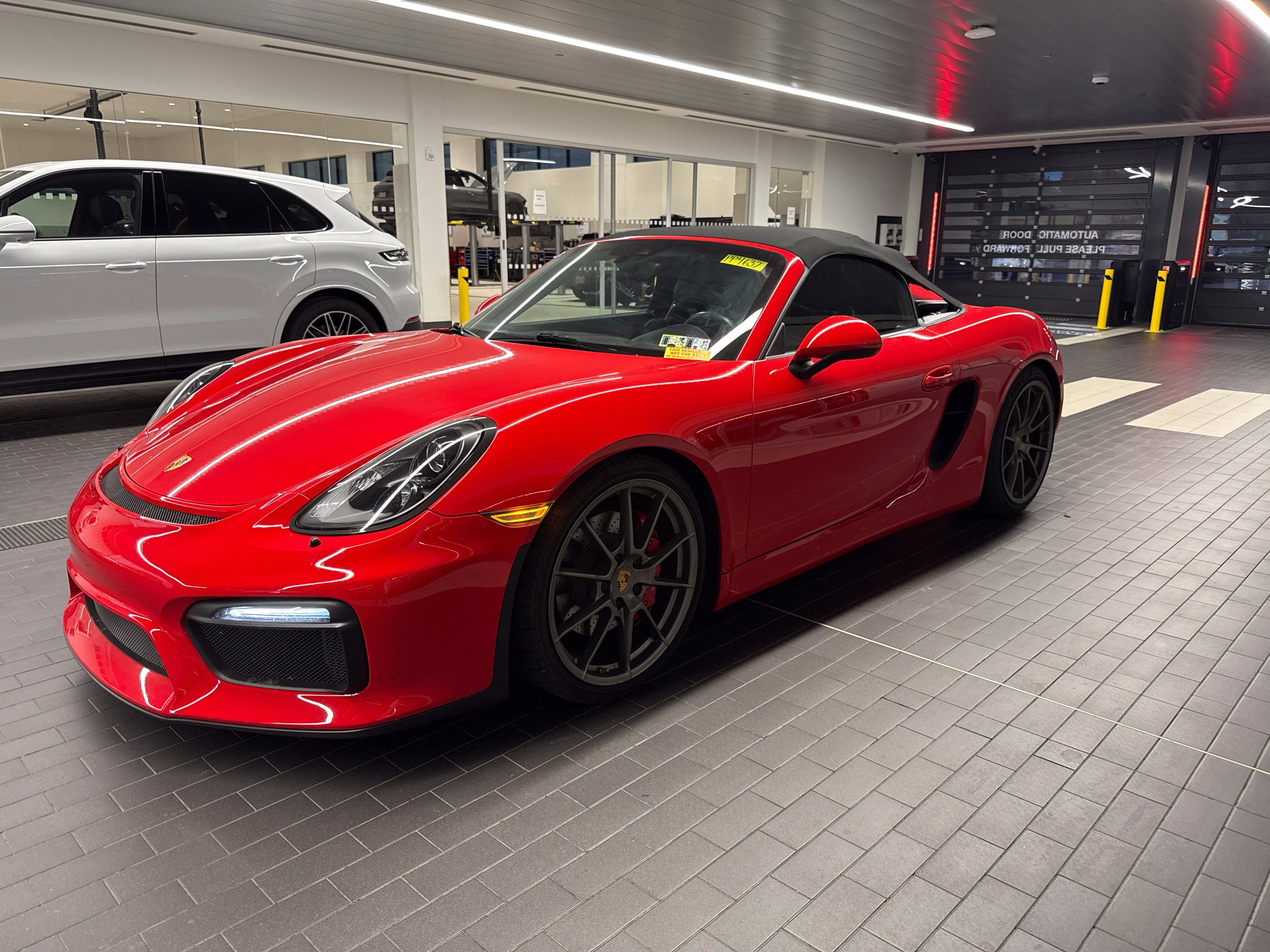Used 2016 Porsche Boxster Spyder RWD image 1
