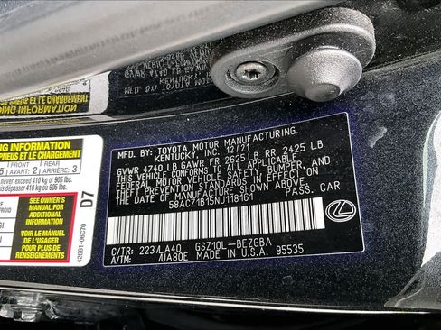 Used 2022 Lexus ES 350 w/ Accessory Package 2 FWD image 37