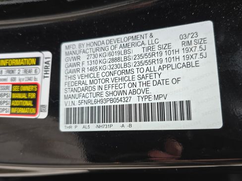 Used 2023 Honda Odyssey Elite image 38