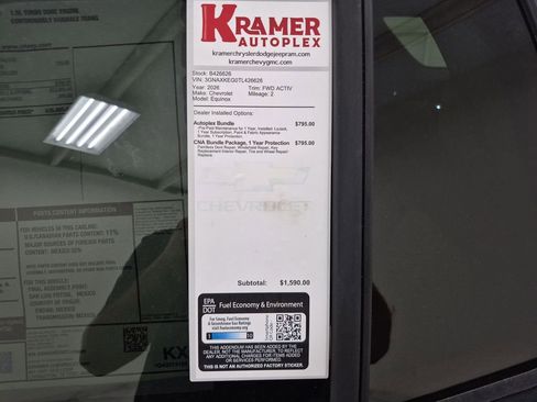 New 2026 Chevrolet Equinox ACTIV image 35