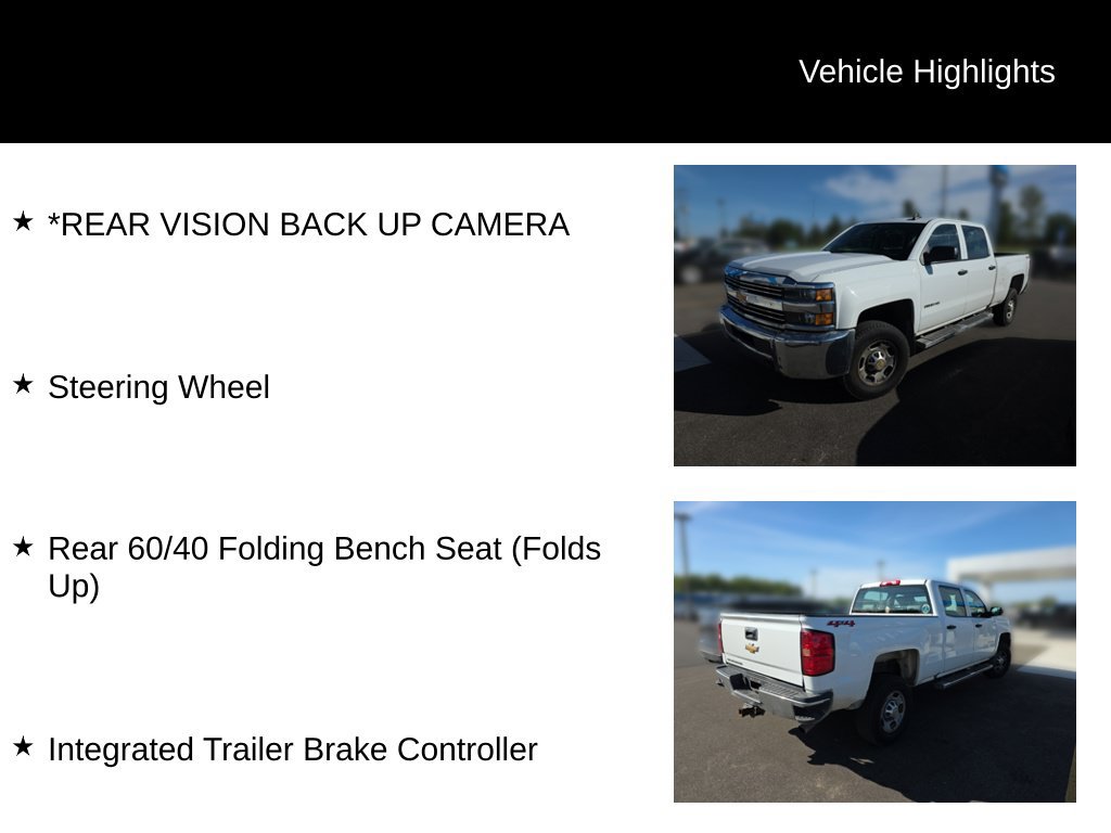 Used 2018 Chevrolet Silverado 2500 W/T AWD/4WD image 11