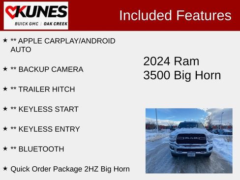 Used 2024 RAM 3500 Big Horn image 2