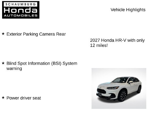 New 2027 Honda HR-V EX-L image 7