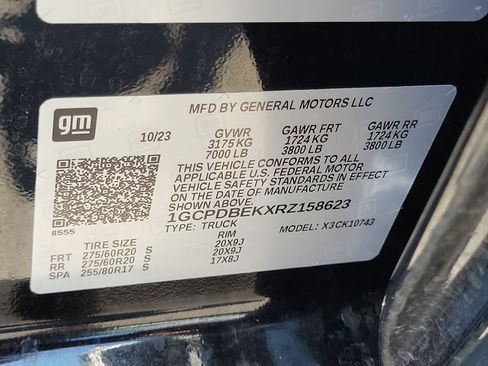 Used 2024 Chevrolet Silverado 1500 Custom w/ LPO, Dark Essentials Package AWD/4WD image 32