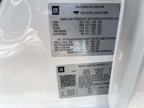 Used 2021 Chevrolet Silverado 1500 LTZ w/ LTZ Premium Package image 33