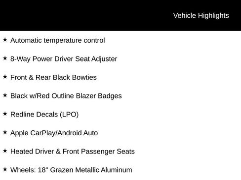 Used 2024 Chevrolet Blazer LT w/ Redline Edition AWD/4WD image 2