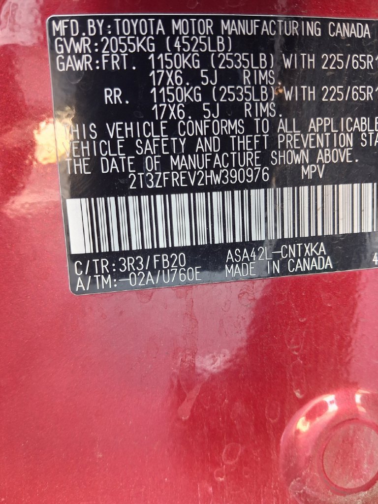 Used 2017 Toyota RAV4 LE w/ Carpet Mat Package FWD image 8