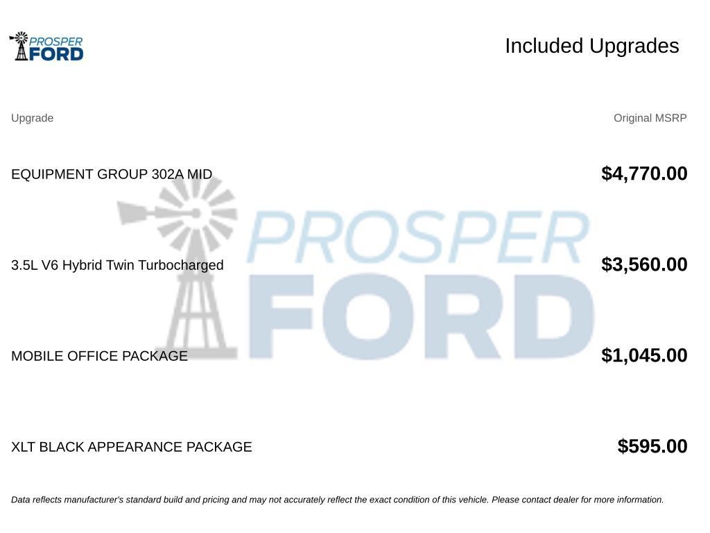 Used 2024 Ford F150 XLT w/ Equipment Group 302A MID AWD/4WD image 3