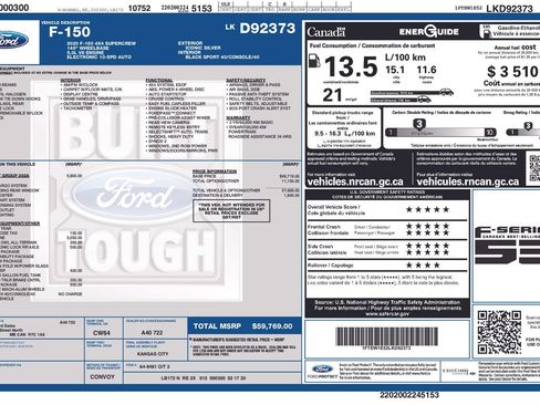 Used 2020 Ford F150 XLT w/ Equipment Group 302A Luxury image 6