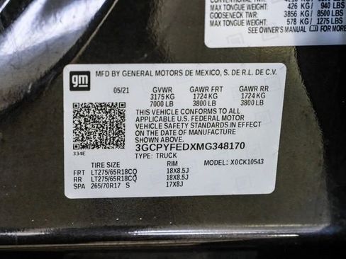 Used 2021 Chevrolet Silverado 1500 LT Trail Boss w/ LT Trail Boss Premium Package image 53