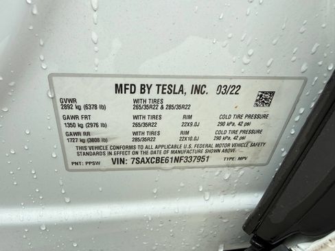 Used 2022 Tesla Model X Plaid AWD/4WD image 11