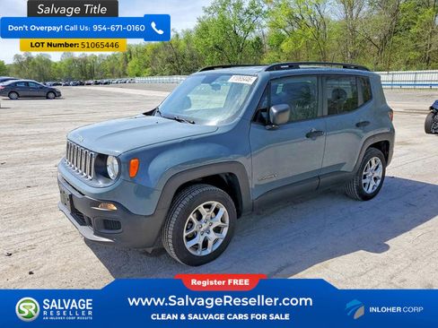 Used 2018 Jeep Renegade Sport w/ Power & Air Group AWD/4WD image 1