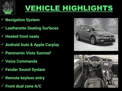 Used 2017 Volkswagen Golf Alltrack SEL AWD/4WD image 3