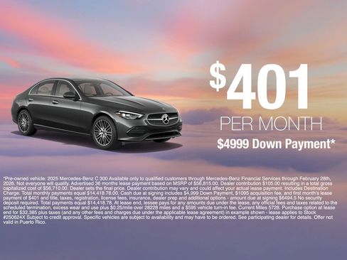 Certified 2025 Mercedes-Benz C 300 4MATIC Sedan image 3