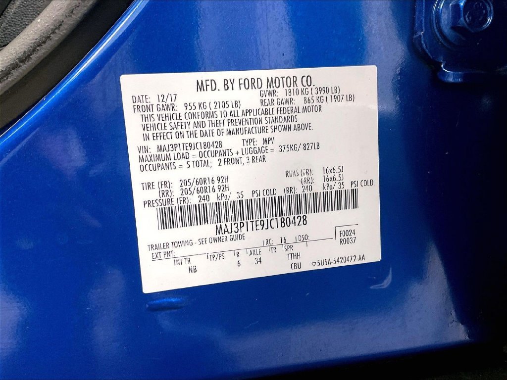 Used 2018 Ford EcoSport SE w/ SE Convenience Package FWD image 36