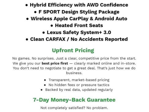 Certified 2025 Lexus UX 300h AWD w/ Accessory Package (Z1) image 2