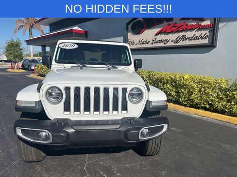Used 2020 Jeep Wrangler Unlimited Sahara AWD/4WD image 3