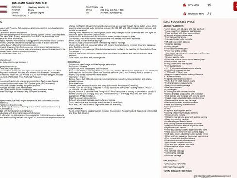 Used 2013 GMC Sierra 1500 SLE w/ All-Terrain Package image 17