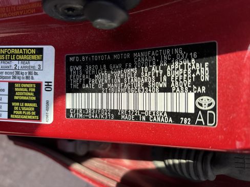 Used 2016 Toyota Corolla S image 33