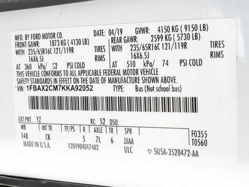Used 2019 Ford Transit 350 XL RWD image 42