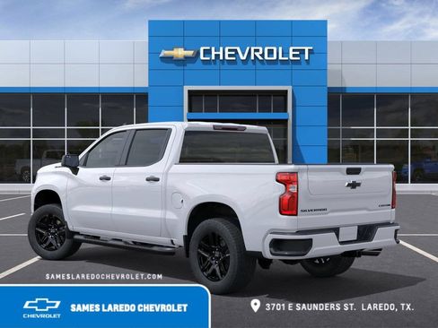 New 2026 Chevrolet Silverado 1500 Custom w/ Turbomax Blackout Package RWD image 3