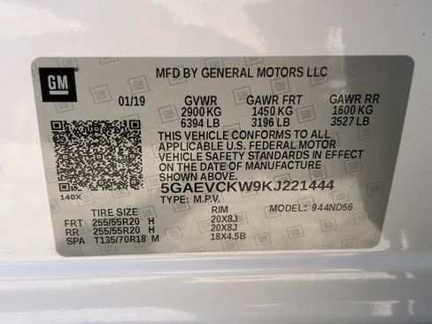 Used 2019 Buick Enclave Avenir w/ Trailering Package, 5000 lbs. AWD/4WD image 36