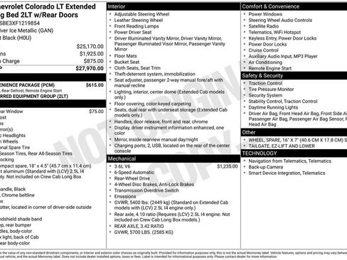 Used 2015 Chevrolet Colorado LT w/ LT Convenience Package image 6