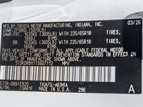 Used 2026 Toyota Highlander XLE AWD/4WD image 32