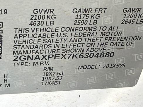 Used 2019 Chevrolet Equinox Premier image 33