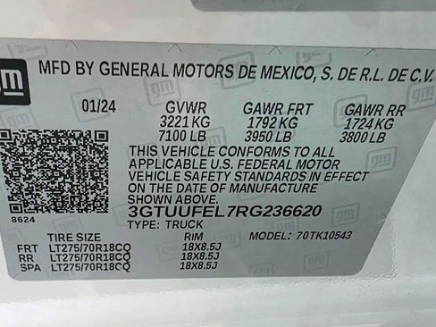 Used 2024 GMC Sierra 1500 AT4X AWD/4WD image 46