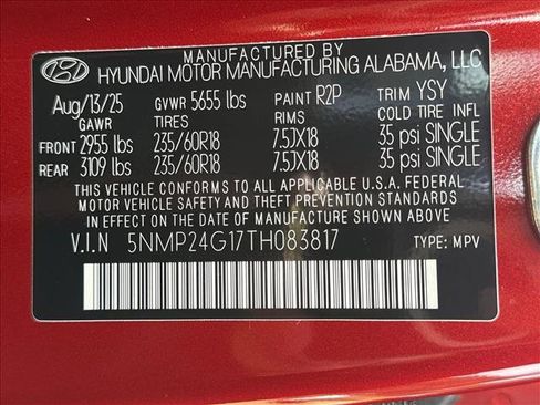 New 2026 Hyundai Santa Fe SEL image 20