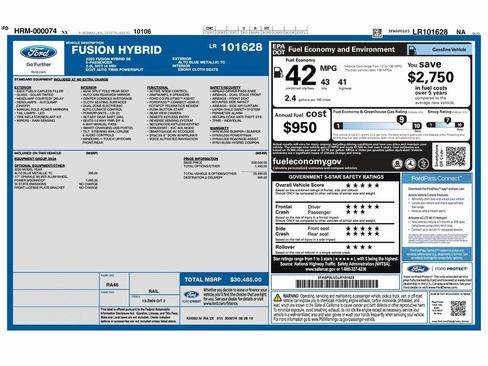 Used 2020 Ford Fusion SE image 2