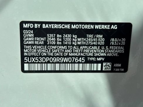 Used 2024 BMW X3 xDrive30i w/ Premium Package AWD/4WD image 36