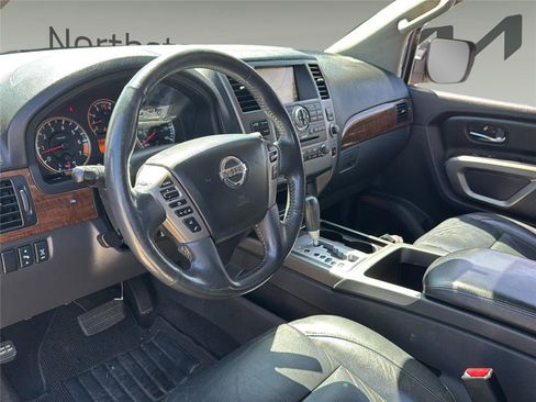 Used 2015 Nissan Armada Platinum w/ 2nd Row Captain Seat Package AWD/4WD image 11