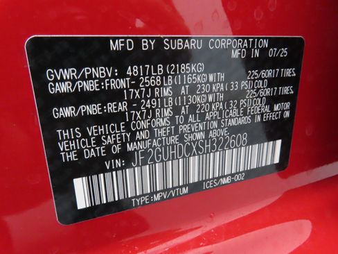 New 2025 Subaru Crosstrek 2.5i Premium image 30