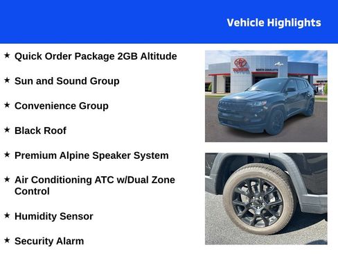 Used 2022 Jeep Compass Latitude w/ Sun and Sound Group AWD/4WD image 4