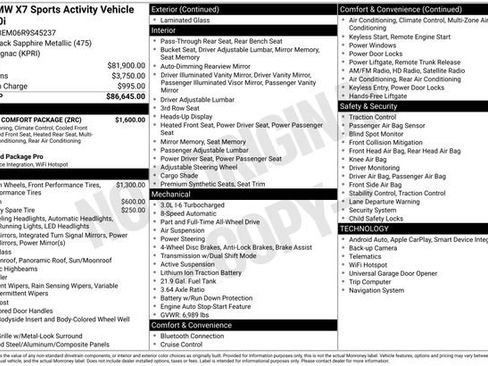 Used 2024 BMW X7 xDrive40i w/ Climate Comfort Package image 43