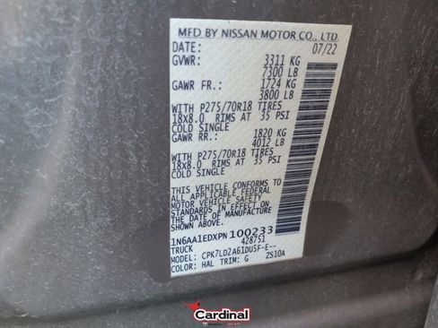 Used 2023 Nissan Titan PRO-4X w/ Pro-4x Convenience Package image 40