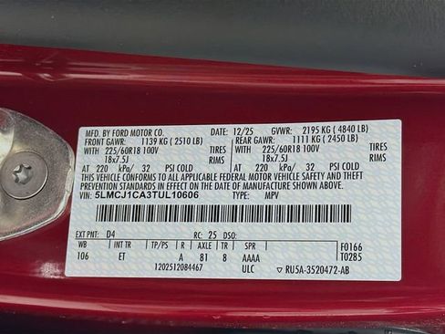 New 2026 Lincoln Corsair Premiere image 34