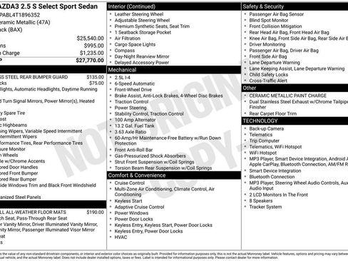 New 2026 MAZDA MAZDA3 s Sport FWD image 31