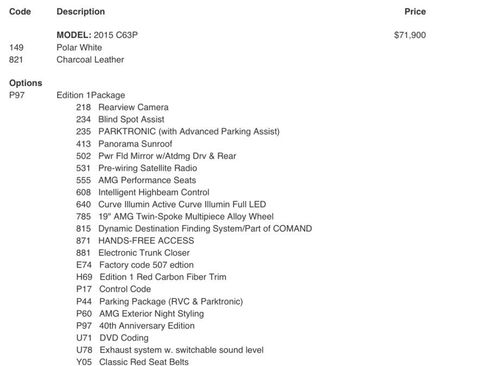 Used 2015 Mercedes-Benz C 63 AMG S image 2