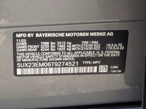 New 2026 BMW X7 xDrive40i w/ M Sport Package image 19