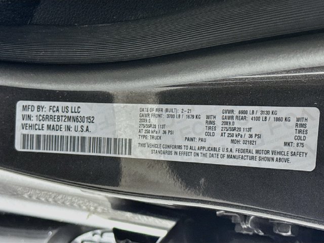 Used 2021 RAM 1500 Big Horn RWD image 37