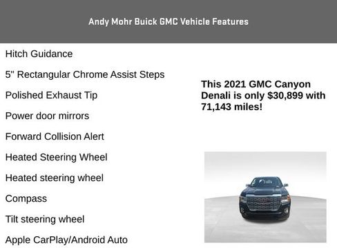 Used 2021 GMC Canyon Denali AWD/4WD image 15
