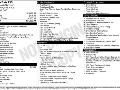 Certified 2024 Kia Forte LXS FWD image 17