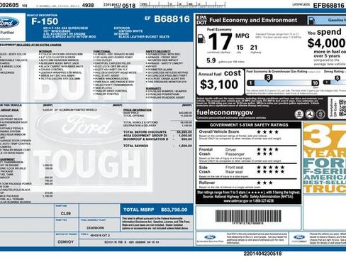 Used 2014 Ford F150 FX4 w/ Equipment Group 402A Luxury AWD/4WD image 12