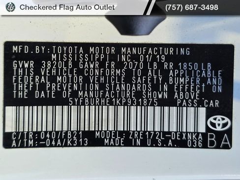 Used 2019 Toyota Corolla LE image 21