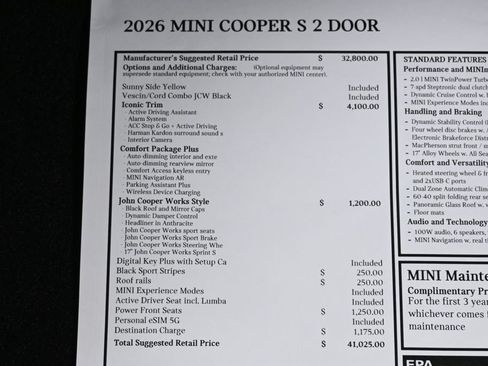 New 2026 MINI Cooper S FWD image 25