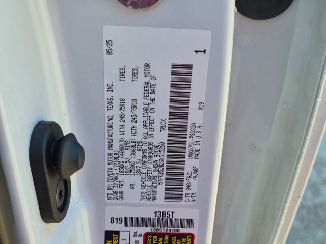 Used 2025 Toyota Tundra SR w/ SR Tow Package AWD/4WD image 22